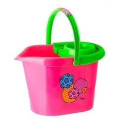 CUBO RECTANGULAR LOLAFLOR CON ESCURRIDOR 12L VIGAR