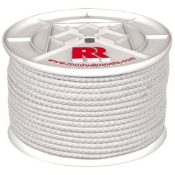 Cuerda Nylon Mate Trenzada Blanca por Metro 12 MM