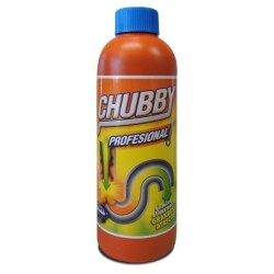 Desatascador Químico Tuberías Chubby Profesional 750 GR