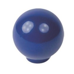 Pomo ABS Azul Oscuro Esférico 29 MM