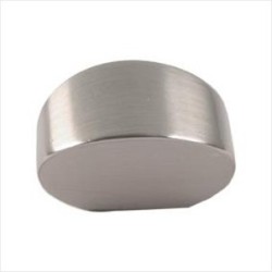 Pomo Ergonómico Niquel Cepillado 25 MM