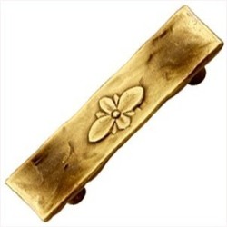 Tirador Rectangular Cuero Mate 130 MM