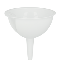 Embudo Plástico Blanco 14 CM