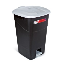 Contenedor de Residuos Negro con Pedal 60 Litros