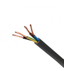 Cable manguera 4 x 2,5 mm 0.6/1Kw Negro