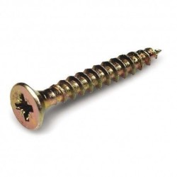 Tornillo de acero para madera SLE 5x80 (200 Uds)