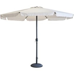 Parasol Con Volante Beige Ø3 Metros
