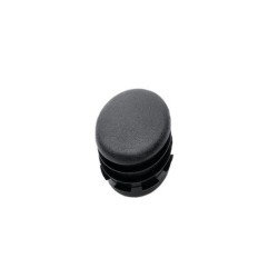 Tapafinal Redonda Extriada Ø14 MM Negro 100 Unidades