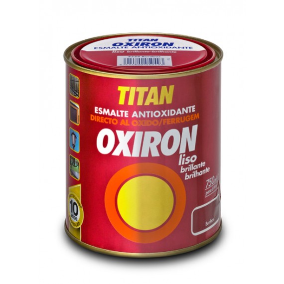 Esmalte Antioxidante 375 ML Oxiron Liso Negro