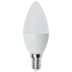 Lámpara SMD Led Vela E-14 6W 3000K Cálida