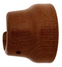 Soporte madera lateral 20 mm Nogal (BL 2 Uds)
