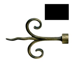 Terminal forja 20 mm Lis Negro