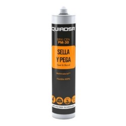 Sellador Pega Y Sella Blanco 280 ML Quiadsa