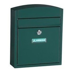 BUZON EXTERIOR ACERO COMPACT VERDE