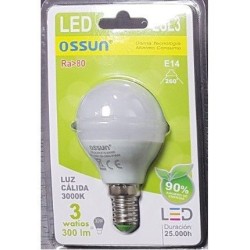 LÁMPARA VELA ESLV E-27 4.5W LUZ CÁLIDA 6300K