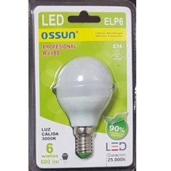 LÁMPARA VELA ESLV E-27 4.5W LUZ CÁLIDA 6300K